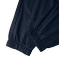 thumbnail image 6 of Men's Elastic Drawstring Cuffed Joggers Breathable Lightweight Athletic Trousers Deep Side Pockets Soft Fit for Gym Workouts Daily Training Navy M, 6 of 9