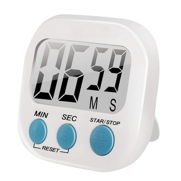 GJX Small Digital Kitchen Timer Minute Second Count Up Countdown Clock