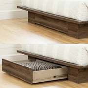South Shore Tao Platform Bed with Drawer, Fall Oak