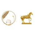 thumbnail image 1 of Estatua de bola de cristal,Estatuas de bolas de cristal para decoración del hogar,escritorio,interior,Escultura de bola de cristal,figura decorativa de hierro,Estatuas de caballos,Estatuas de, 1 of 8