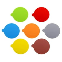 FRCOLOR 7Pcs Silicone Jar Opener Grippers for Bottle Opening Assorted Color Non-Skid with Excellent Heat