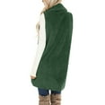 thumbnail image 7 of UYISJ Womens Sleeveless Sherpa Vest with Pockets Lapel Open Front Fleece Cardigan Sweater Fall Winter Jacket Coat Outerwear Green M, 7 of 7