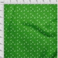 thumbnail image 3 of oneOone Tissu Polyester Spandex Vert Joyeux Noël Matériel de Robe Tissu Imprimé Tissu au Mètre 56 Pouces de Large, 3 of 4