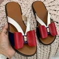 thumbnail image 4 of MKLEKYY Sandalias de Plástico para Mujer, Sandalias Planas Informales Con Lazo Suave, Chanclas para Mujer, 4 of 4