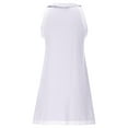 thumbnail image 5 of Ltctricy Women's Mini Dress Sleeveless V Neck Ruffle Front Cotton Linen Tunic Dress Casual Summer Sundresses Beach Vacation Outfits, 5 of 6