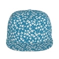 thumbnail image 2 of Fotbe Beautiful Floral Flat Bill Visor Cap Classic Snapback Hat Polyester Foam Trucker Hat Trucker Cap Adjustable Baseball Cap, 2 of 9
