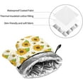 thumbnail image 6 of Bee Sunflower Oven Mitts Pot Holders Set of 4, Kitchen Gloves Potholders Heat Resistant for Chef Baking Cooking Grilling BBQ, 6 of 6