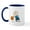 White/Navy Inside, variant on CafePress - Basketballer Brown Mug - 11 oz Ceramic Mug - Novelty Coffee Tea Cup