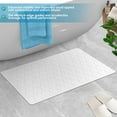 thumbnail image 5 of Bathtub Mat Non Slip with Suction Cups - 100% Rubber Bathroom Mat Textured for Bath Tub Shower Safety - Soft on Touch - BPA/PVC Free - Pet Dog Bath Mat - Machine Washable - 16 × 28 Inch（White）, 5 of 9