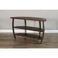 thumbnail image 4 of Sunny Designs Homestead 52" Mahogany Wood & Metal Sofa Table in Tobacco Leaf, 4 of 4