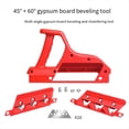thumbnail image 3 of Plasterboard Quick Cutter, Gypsum Board Hand Plane for Precise Drywall Edge Chamfering At 45°/60° Woodworking Trimmer,1 * Plasterboard Planing Tool,Red, 3 of 6