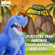 thumbnail image 4 of Dino Monster Flex Juguetes Flexibles Dinosaurios Elásticos azul marino Pequeño, 4 of 7