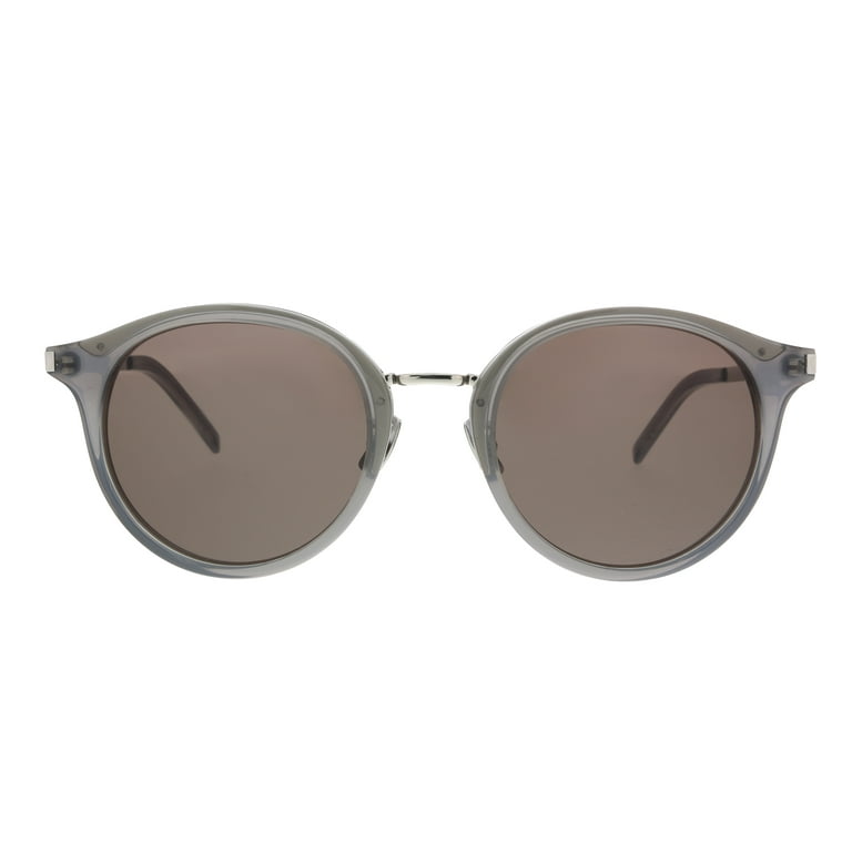 Saint Laurent SL 57-005 Silver Round Sunglasses for Womens