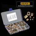thumbnail image 5 of Oxidation-Resistant Brass Hex Nuts Assortment, High-Precision Threads for Precise and Easy Installation, 5 of 8
