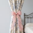 thumbnail image 5 of Yhmxh Sheer Organza Bow Curtain Tiebacks with Wavy Streamers, Pre-Tied Elegant Ribbon Bow Curtain Holdbacks, Decorative Window Curtain Tie Backs for Bedroom Living Room Wedding Home Decor, 5 of 6