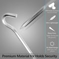 thumbnail image 4 of Clavijas de aluminio para carpa, 3-4 piezas 22 * 0.6 cm Ganchos para carpa Clavijas para carpa Clavijas para suelo duro, ideales para jardinería, camping, pesca y carpas Kuyhfg Bienvenido a Kuyhfg, 4 of 5