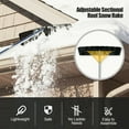 thumbnail image 6 of Gymax 20 FT Aluminum Snow Roof Rake Adjustable Sectional Snow Removal Tool, 6 of 10