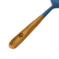 thumbnail image 5 of The Pioneer Woman Silicone Slotted Turner with Olivewood Handle, Blue, 5 of 7