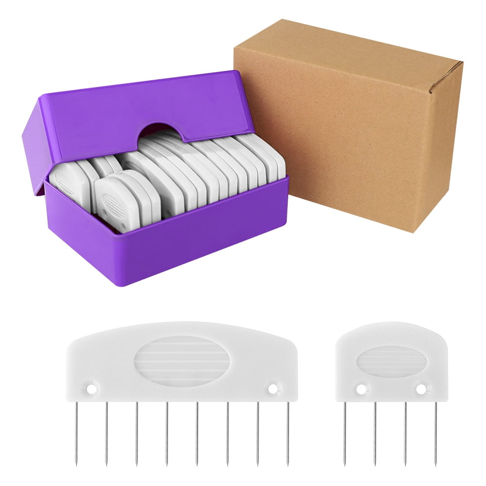 20 Pcs Knit Blocker Combs, Color Knit Blockers Combs for Blocking, Rainbow Knitting Blockers Pins for Blocking Mats Knitting Pins Kit Knitting Tools, Multi Colors