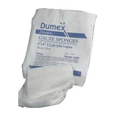 Ducare Non-sterile Woven Gauze Sponge 8" X 4", 12-ply Part No. 90812 (200/package)