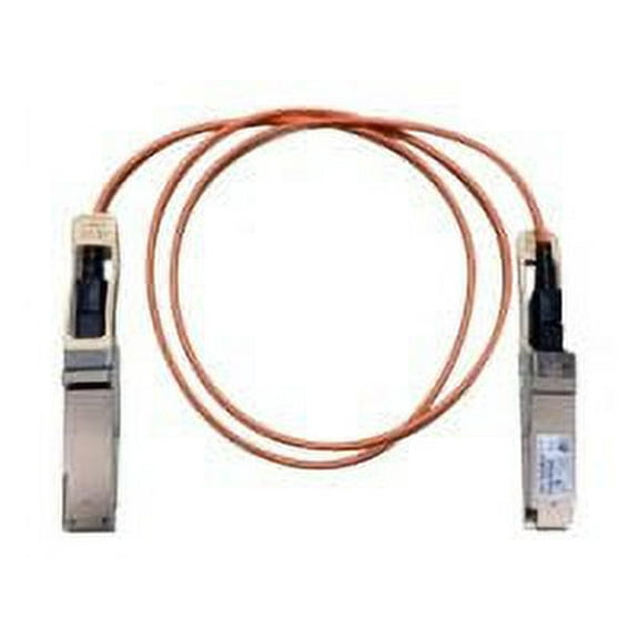 Cisco - Network cable - QSFP to QSFP - 7 m - 7 m - fiber optic - SFF-8436 - active - beige - for Nexus 3064-32T, 3064-T, 3064-X