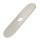 thumbnail image 1 of BWE Cubierta para grifo, placa de cubierta de 10 pulgadas para grifo de fregadero de cocina o baño de 1 o 3 orificios, placa exterior de níquel cepillado, placa de acero inoxidable, base redonda para, 1 of 1