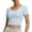 Blue, variant on Fsgntruao Women's Yoga Pants With Underwire Short-sleeved Breathable Sports Top