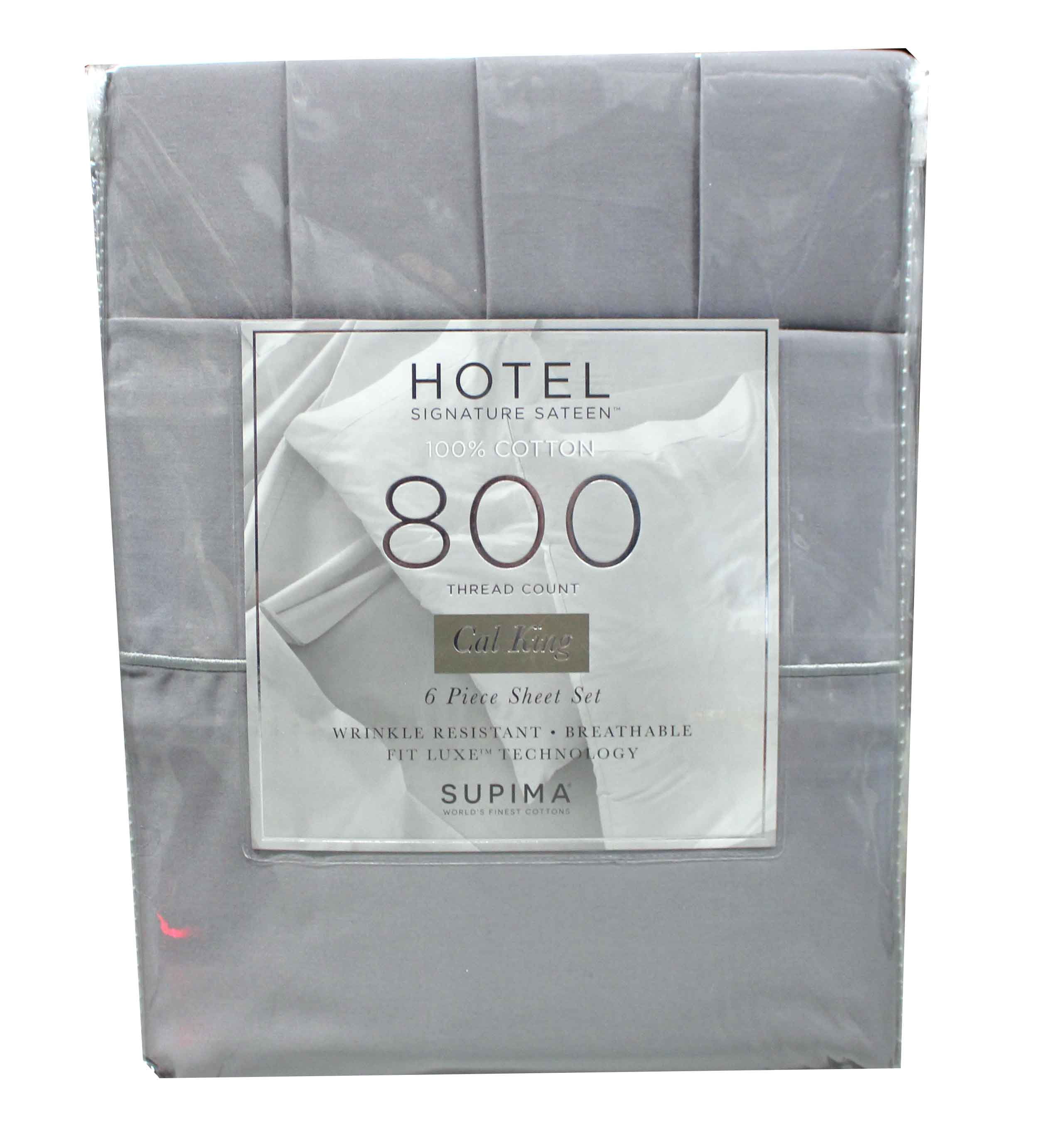 Hotel Signature Sateen Cal King Alloy 