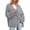 Grey, variant on Women's Oversized Cardigan Sweaters Trendy Chunky Knit Long Sleeve V Neck Button Down Fall Winter Outfits