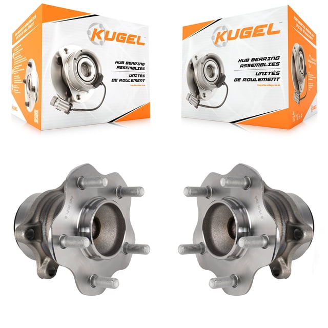Kugel Rear Wheel Bearing and Hub Assembly Pair for Car 2013-2017 Nissan LEAF - Left Right Side (Driver Passenger) K70-101506