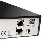 OSD SRT4 GEN2 App Control 4 Zone Media Streamer, iOS or Android App, Airplay Compatible, 12V Trigger
