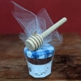 thumbnail image 4 of Wooden Honey Dipper Stick Collecting Dispensing Drizzling Jam Portable Wedding Party (8cm, 20) high-quality wood, 4 of 5
