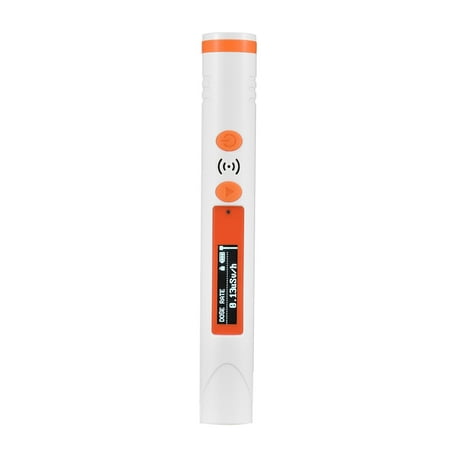

Yabuy Handheld Pen-Type Nuclear Radiation Detector Rechargeable Mini Portable Radioactive X Y β-Ray Detecting Tool Palm-size Personals Dose Geiger Counter with Sound Light Alarm Cumulative/Instant