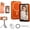 Orange, variant on Vlog Selfie Screen for 17 & Android, 4K Video Recording with Remote Zoom & Shoot, Content Creator Essentials Camera for vlogging YouTube