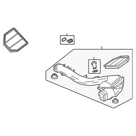 Genuine OE BMW Air Cleaner Assembly - 13-71-7-846-269