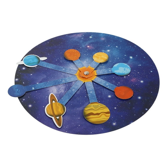 LOLIPPYY 1Set Eco Friendly DIY Planet Model Solar System Set Realistic Durable for Home Decor and Education