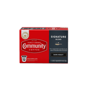 Pack of 2 Community Coffee Signature Blend Dark Roast K-Cup Coffee Pods, 12 ct (Package May Vary)