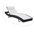 thumbnail image 4 of vidaXL Patio Lounge Chairs with Adjustable Backrest Sunloungers Textilene, 4 of 27