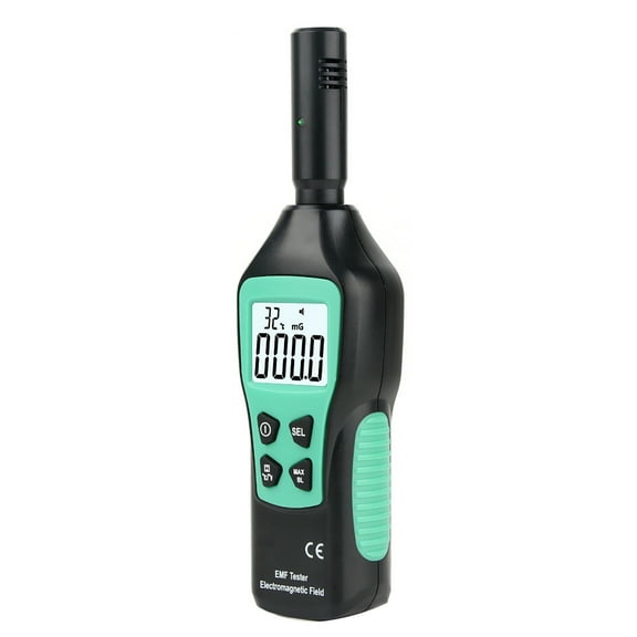 3-in-1 EMF Meter Electric Field, Magnetic Field, and Temperature Measurement LCD Display