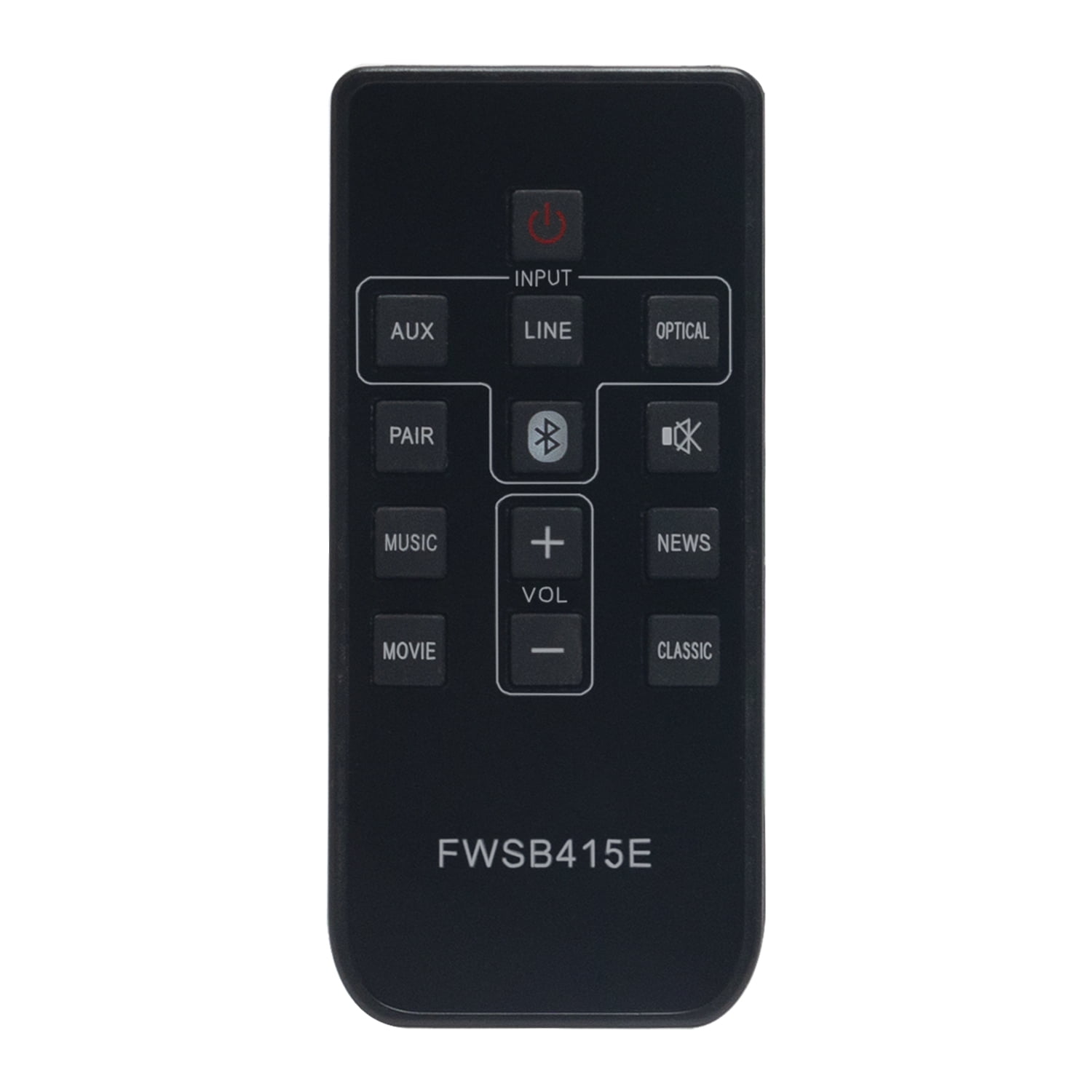 New FWSB415E Replaced Remote Control fit for Sanyo Soundbar FWSB415E