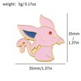 thumbnail image 3 of Pin de esmalte de Pokémon de Anime, broche de insignia de Metal, broche de solapa de ropa, accesorios de joyería, figura de dibujos animados, Espeon Flareon Eevee, mochila, 3 of 5