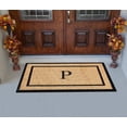 thumbnail image 5 of A1HC Natural Coir and Rubber Monogrammed Door Mat, 24x48 in, Thick Durable Thin Profile Welcome Mat for Front Porch & Entryway, 5 of 7