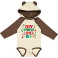 thumbnail image 3 of Inktastic My Memere Loves Me Girls Girls Long Sleeve Baby Bodysuit, 3 of 5