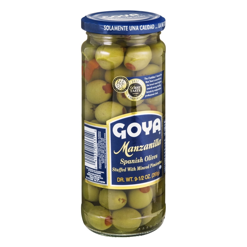 (3 pack) Goya Olives, 9.5 oz