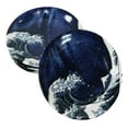 thumbnail image 2 of Set Of 5 Made In Japan Hokusai Great Wave Of Kanagawa 10"D Round Dinner Plates, 2 of 9