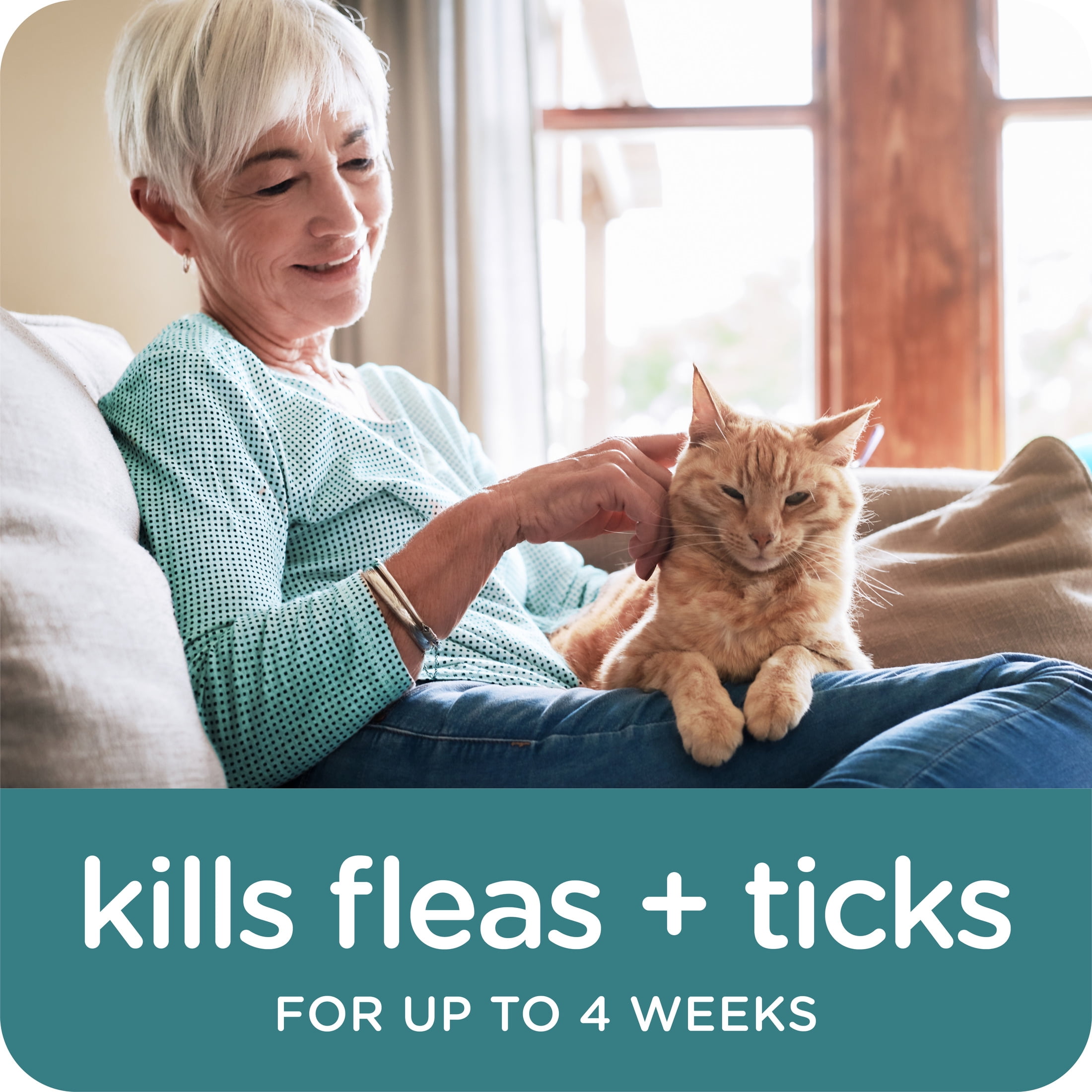 (2 pack) SERGEANT'S GUARDIAN Flea & Tick Topical for Cats, 6 lbs and Over, 3 Count