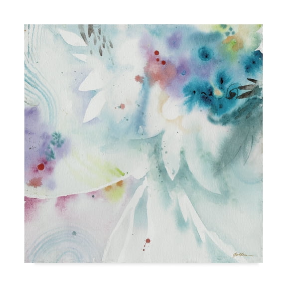 Trademark Fine Art 'Blues Along the Way' Canvas Art by Sheila Golden