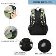 thumbnail image 4 of FORMRS School Backpack 17" Student Travel Bag with Laptop Compartment, Green Circle, 4 of 7