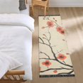 thumbnail image 3 of Yayeee Runner Rug for Bedroom 2'x6' Machine Washable Hallway Non Slip Mat, Red Floral Pattern, 3 of 8