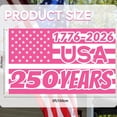 thumbnail image 2 of Guvpev 250th Anniversary American Flag 3x5 Ft Double Sided, 250 Years of Blessing Patriotic Decor, Heavy Duty 3-Ply USA Birthday Banner for Outdoor, Porch, Yard & Wall Celebration Display, 2 of 8